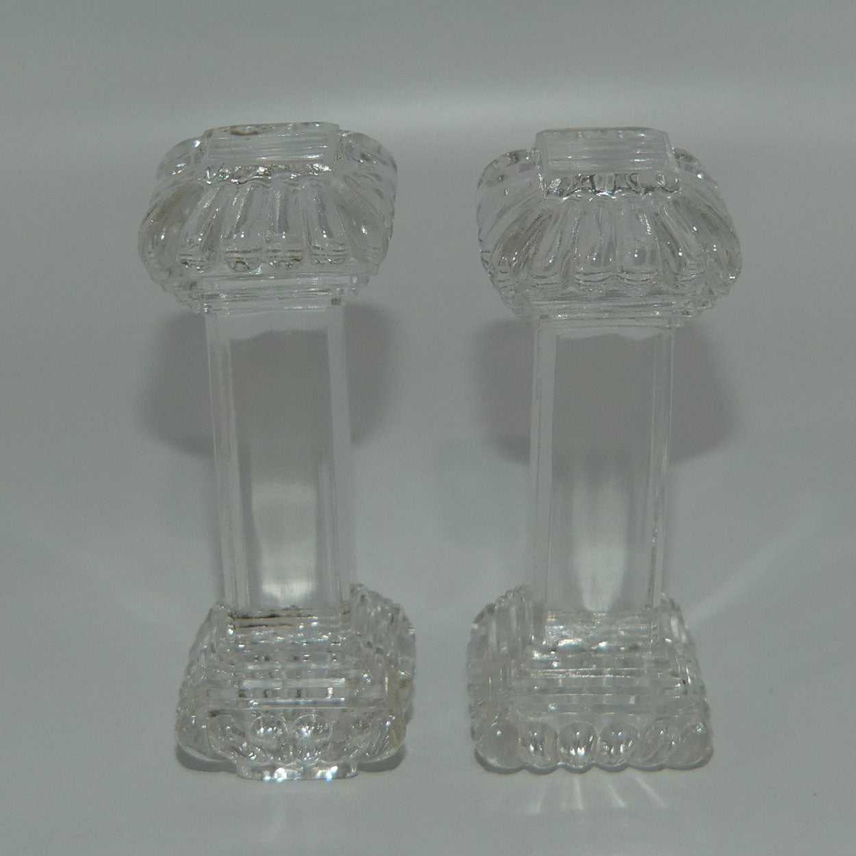 Pair of Victorian era Glass Knife rests