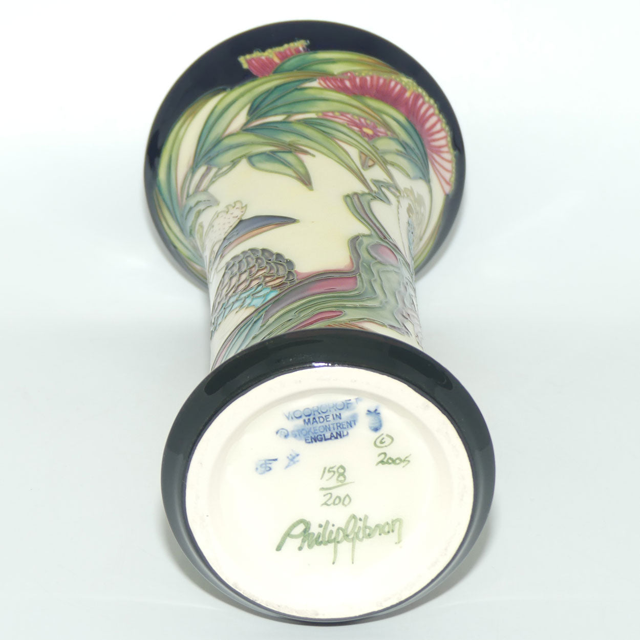 Moorcroft Kookaburra 159/10 vase | LE158/200 | Boxed