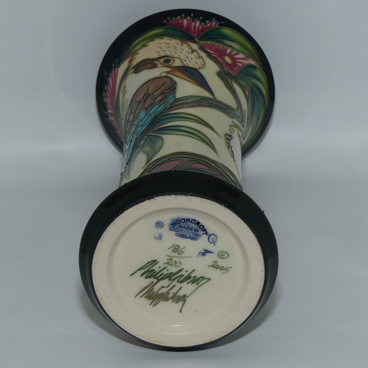 Moorcroft Kookaburra 159/10 vase | LE186/200 | no box