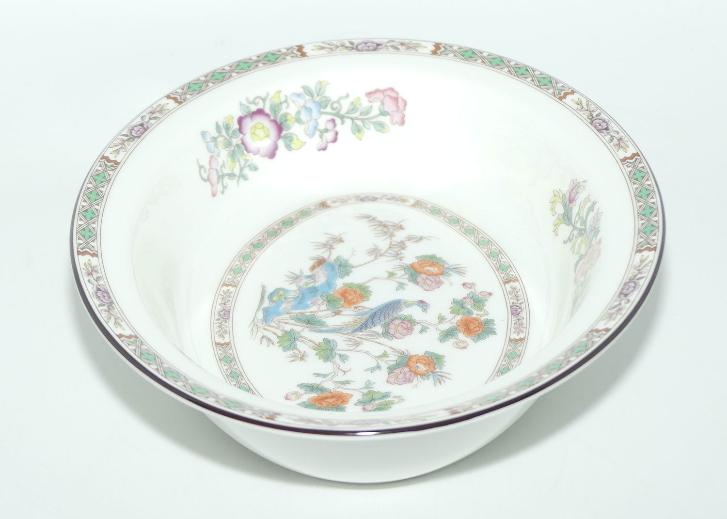 Wedgwood Bone China Kutani Crane oval vegetable dish