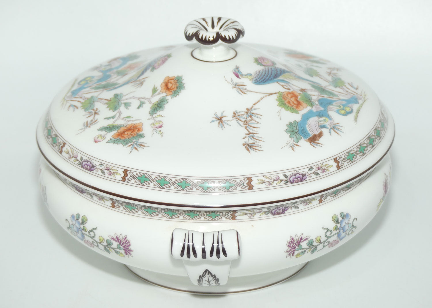 Wedgwood Bone China Kutani Crane lidded tureen | covered vegetable dish