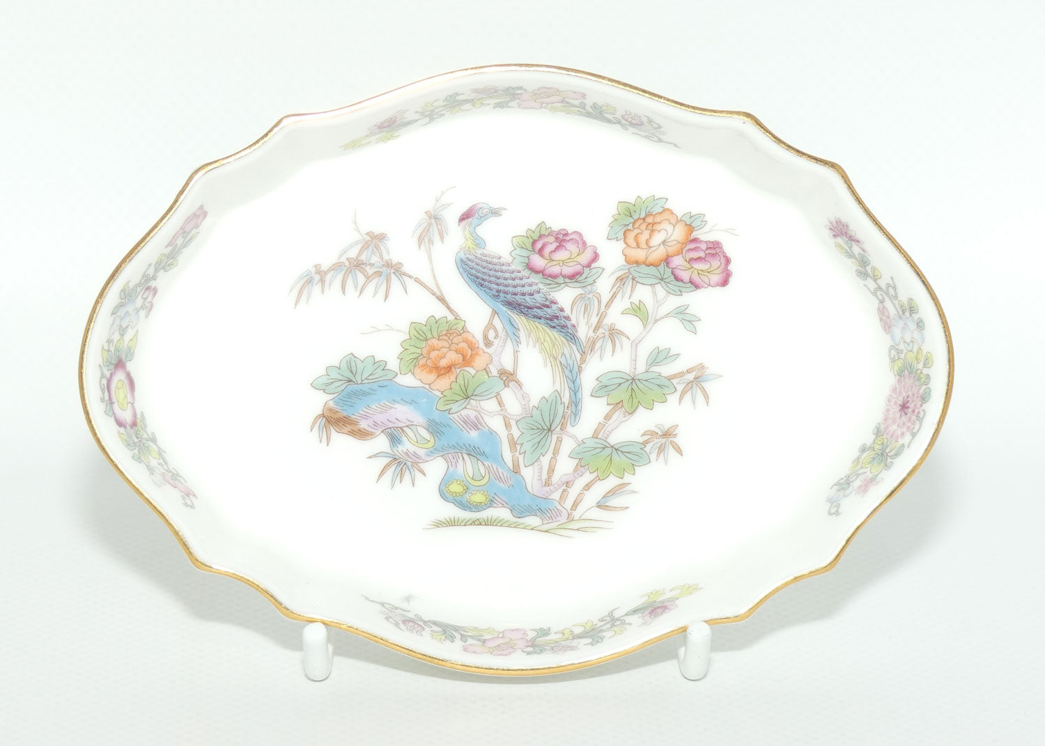 Wedgwood Bone China Kutani Crane oval dish
