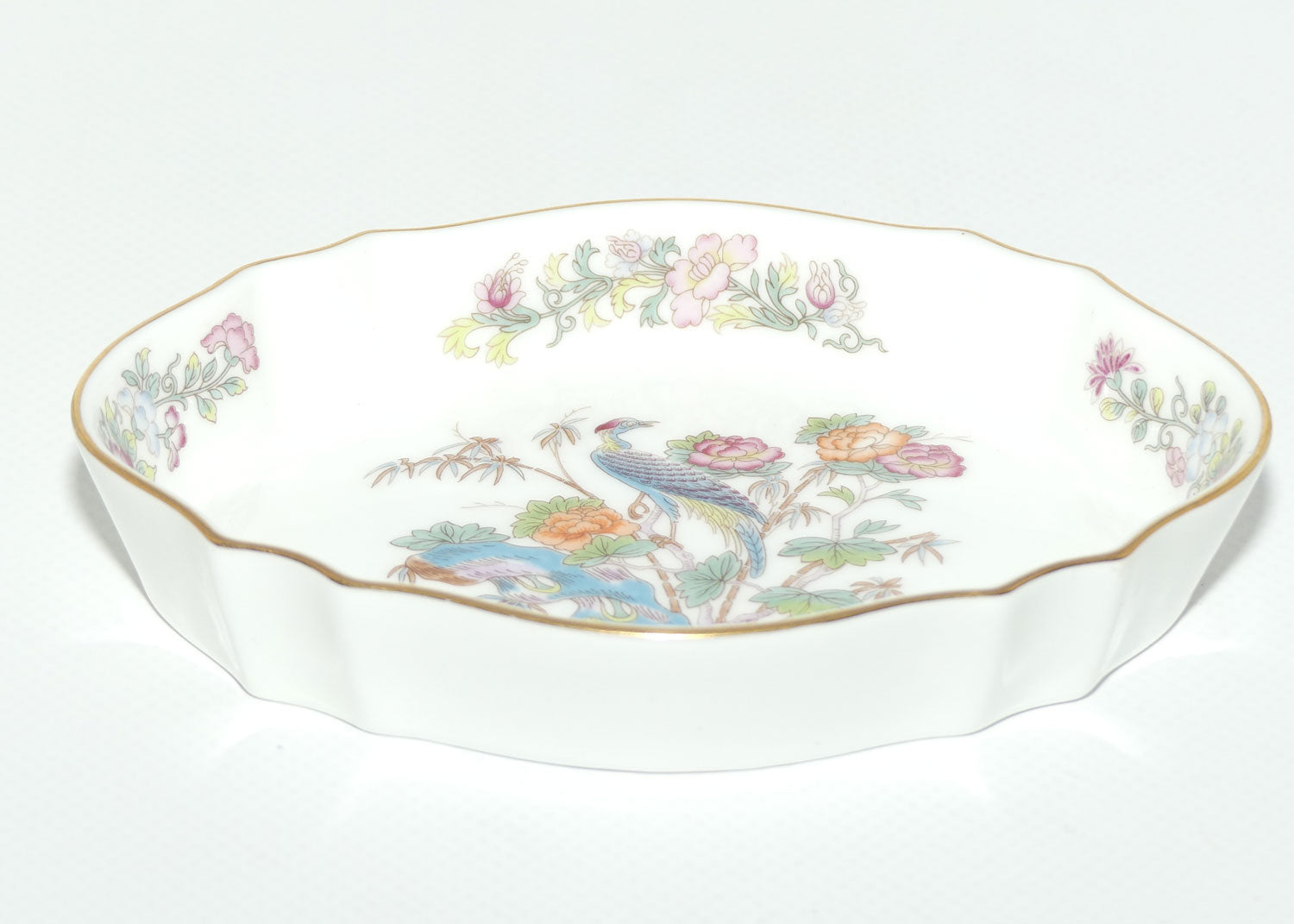 Wedgwood Bone China Kutani Crane oval dish