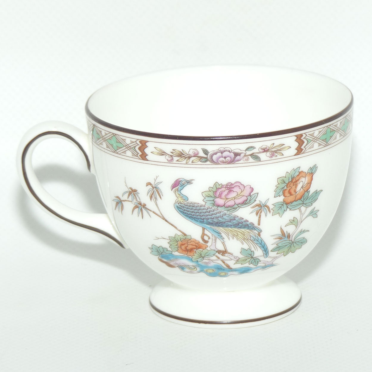 Wedgwood Bone China Kutani Crane tea trio