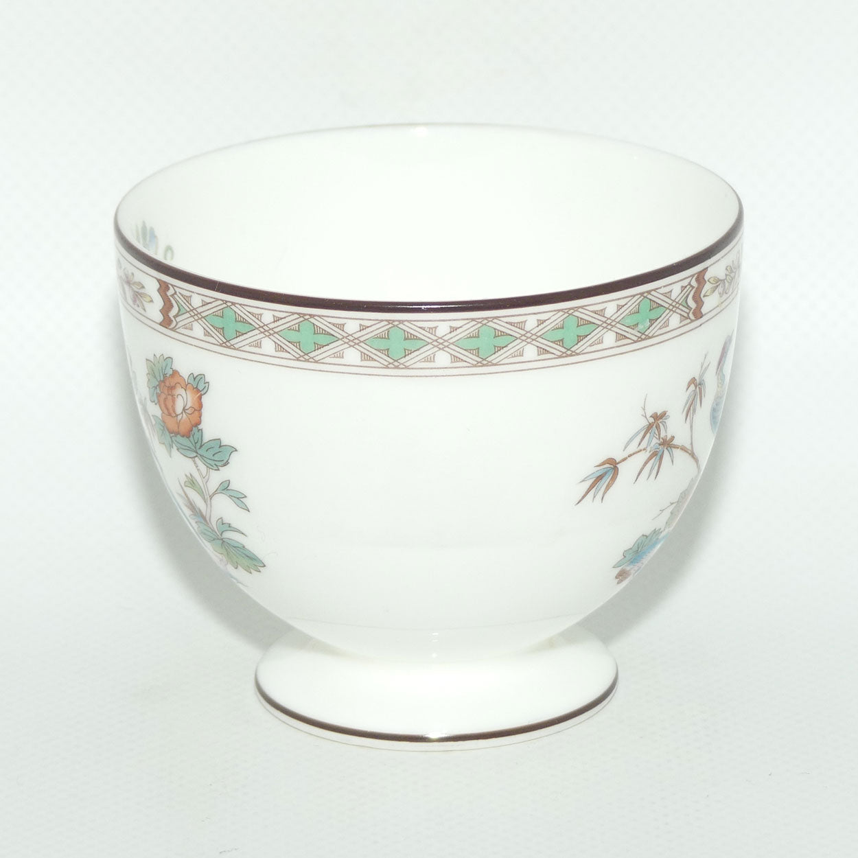 Wedgwood Bone China Kutani Crane tea trio