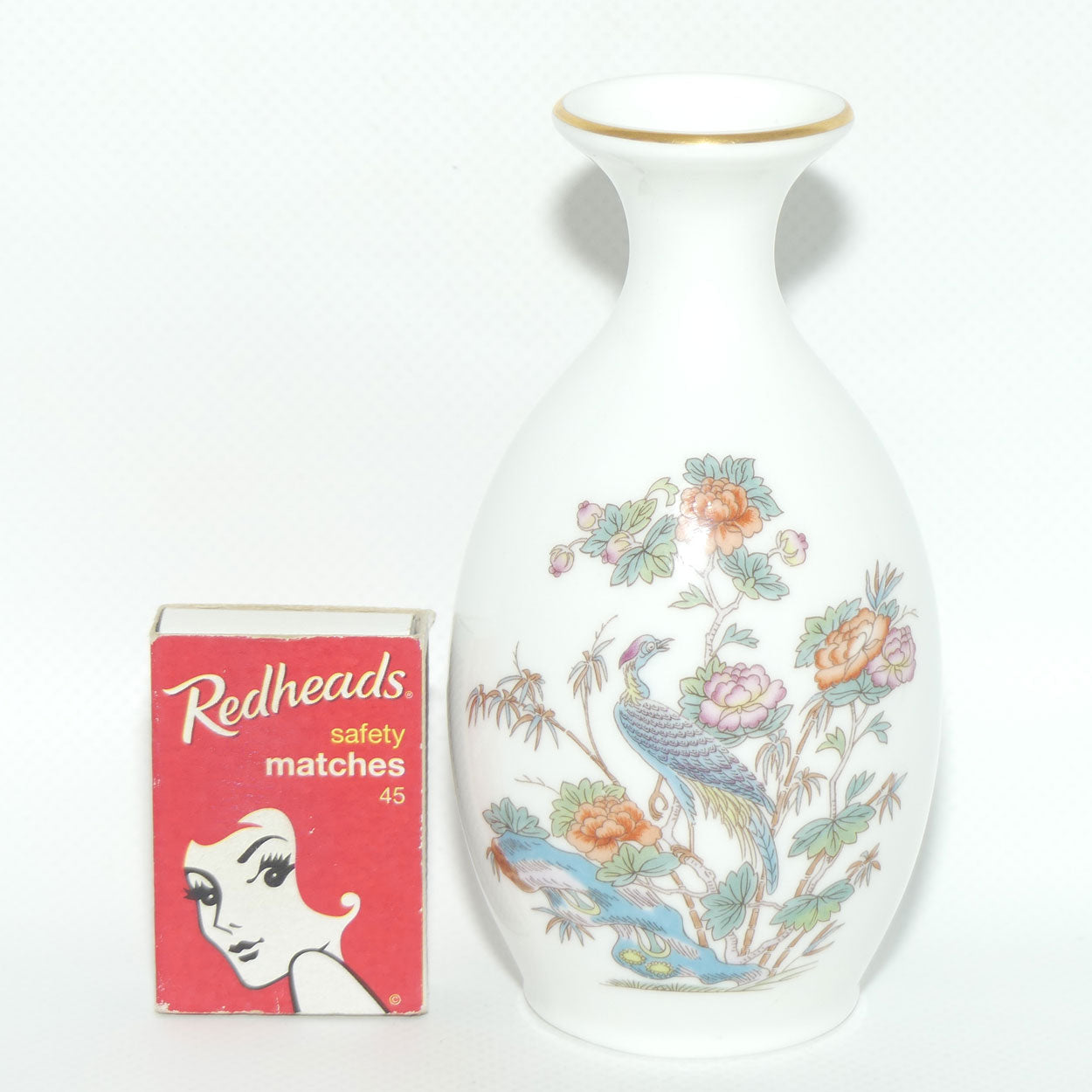 Wedgwood Bone China Kutani Crane bud vase