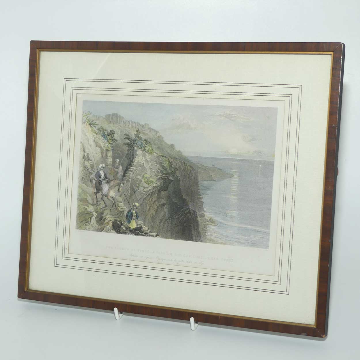 Antiquarian Print | The Ladder of Tyrus | A Pass on the Sea Coast near Tyre