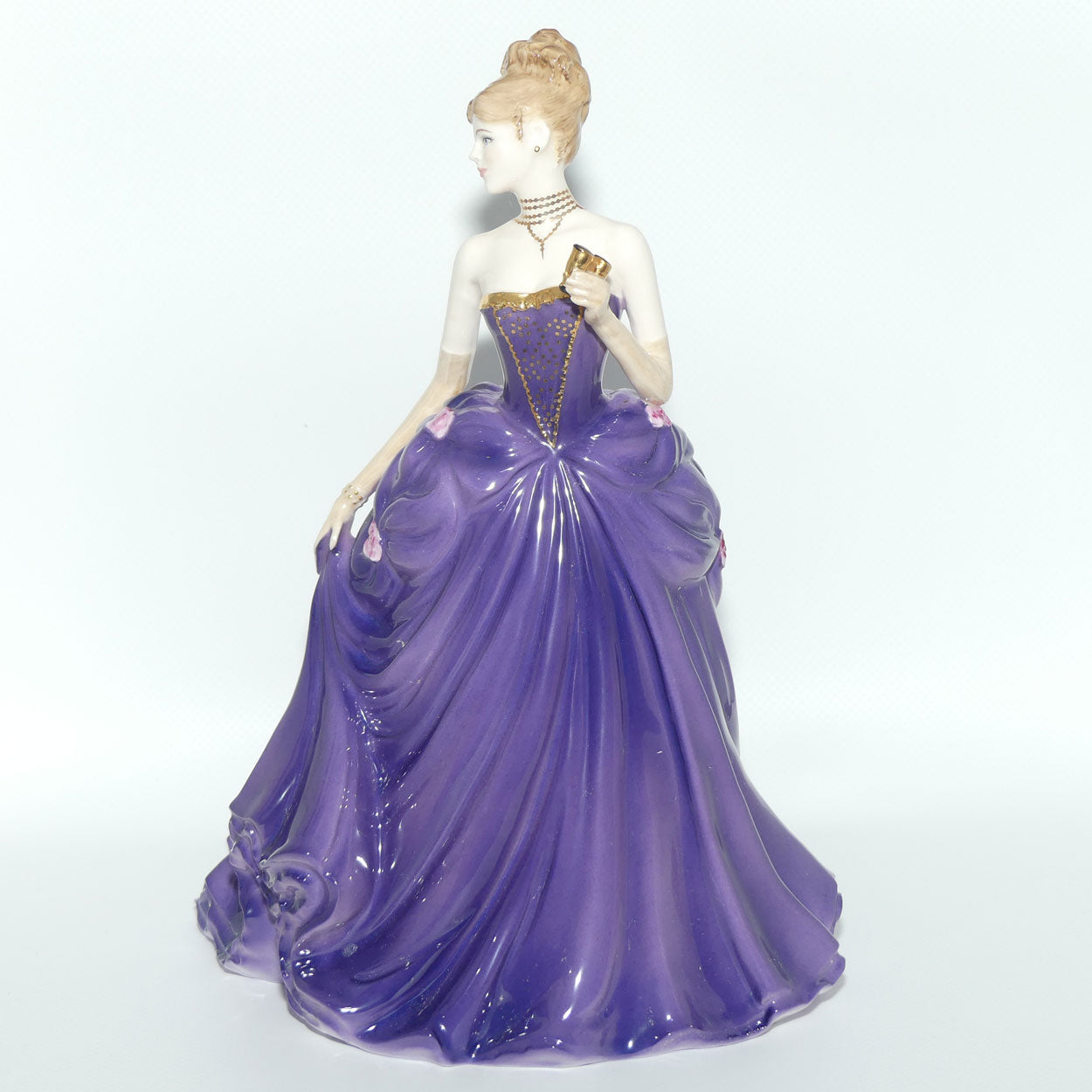 Coalport figurine | Society Ladies | Lady Caroline at the Opera | boxed