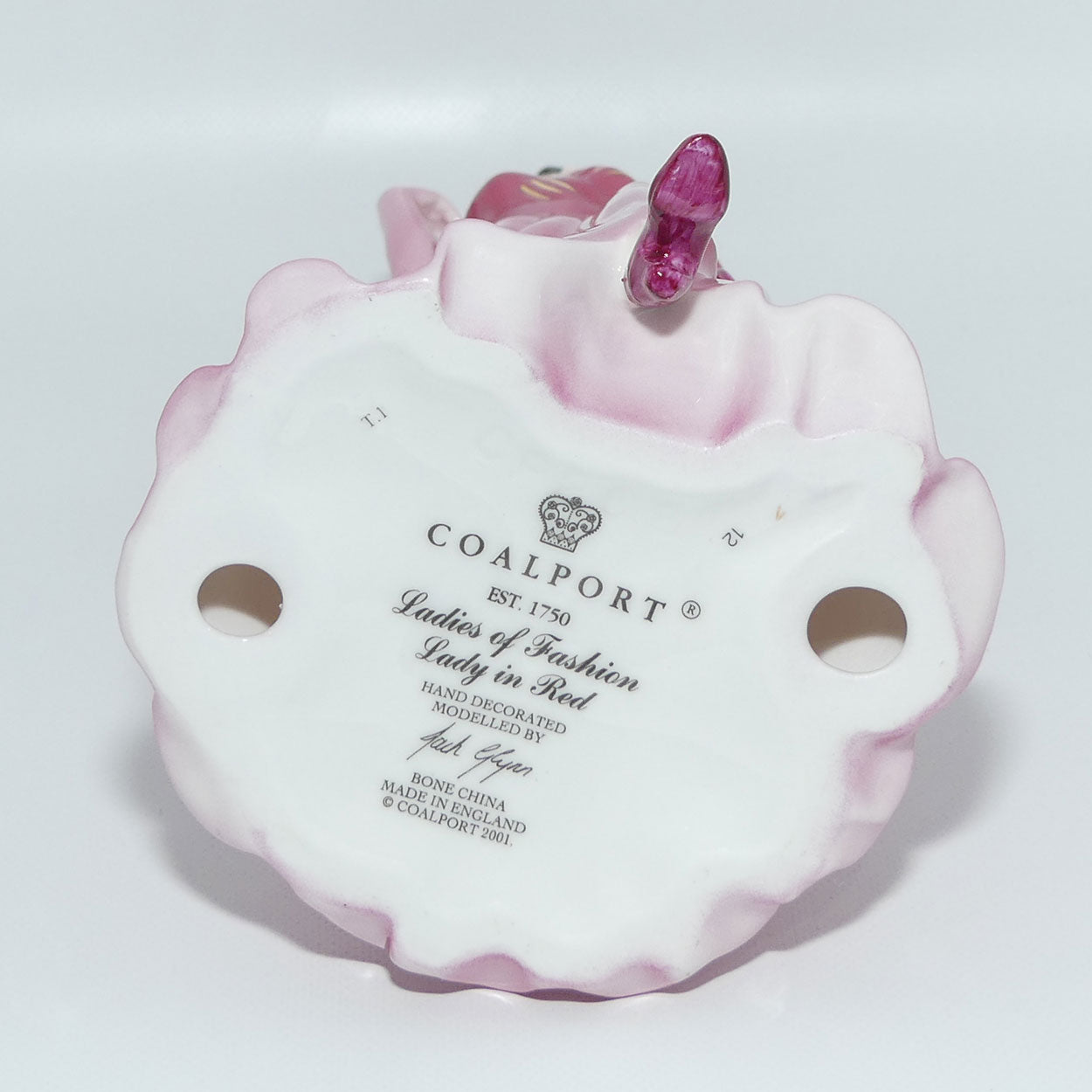 Coalport figurine | Ladies of Fashion | Lady in Red