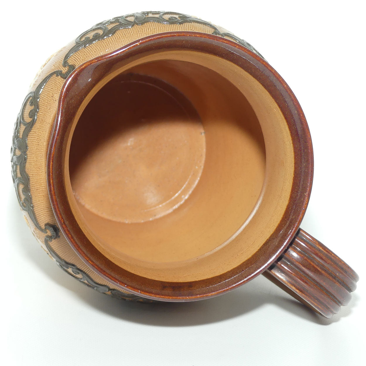 Doulton Lambeth Stoneware Two Motto jug #1743