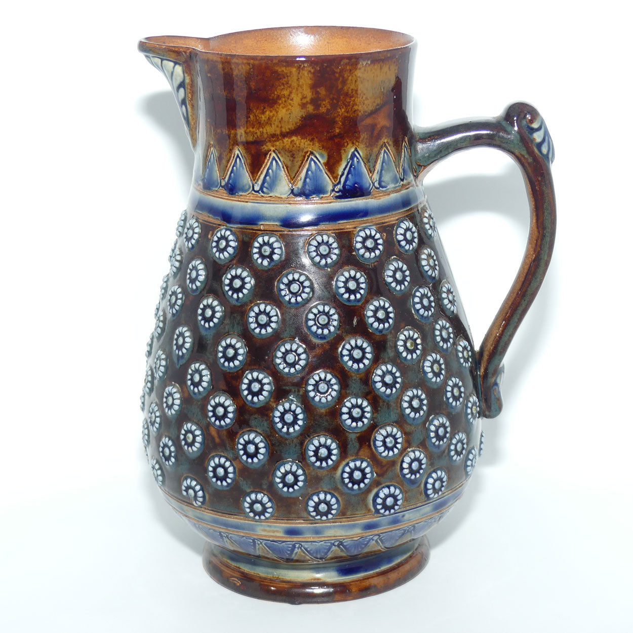 Doulton Lambeth foliate design jug | 1878