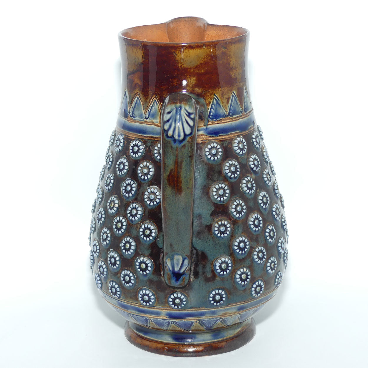 Doulton Lambeth foliate design jug | 1878