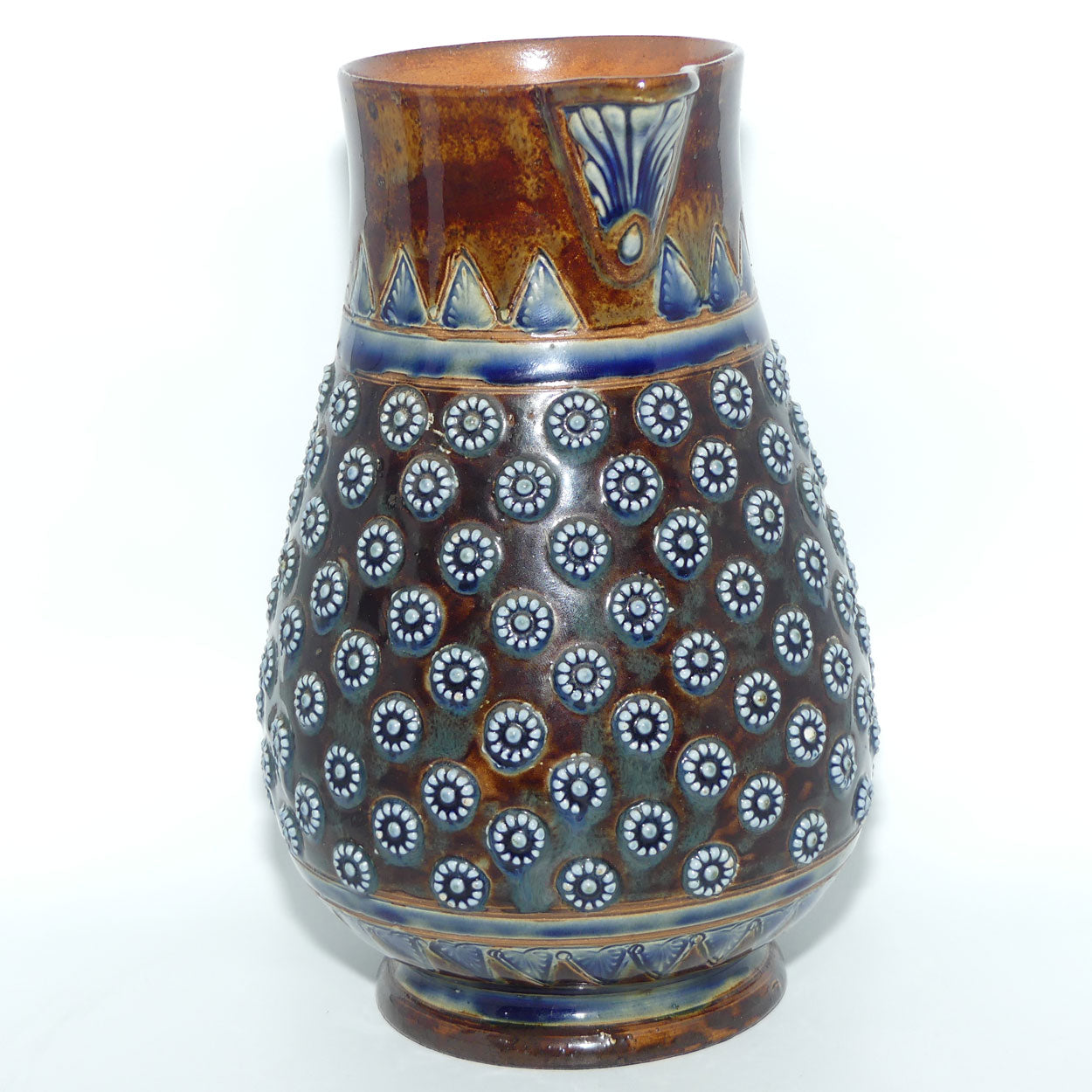 Doulton Lambeth foliate design jug | 1878