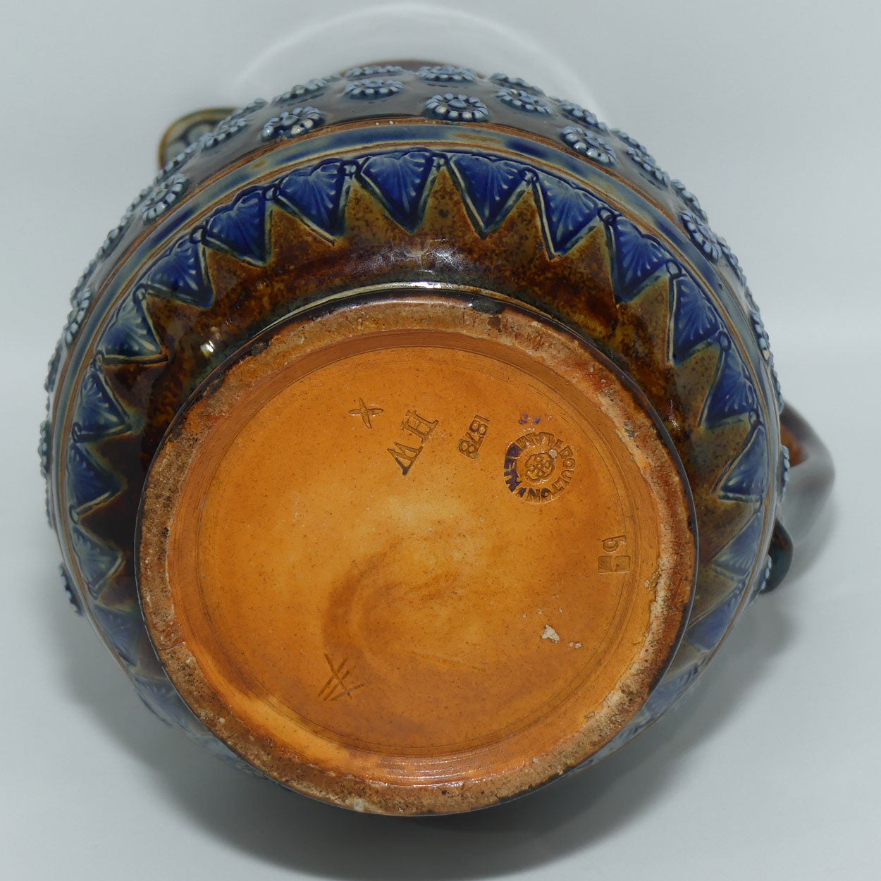 Doulton Lambeth foliate design jug | 1878