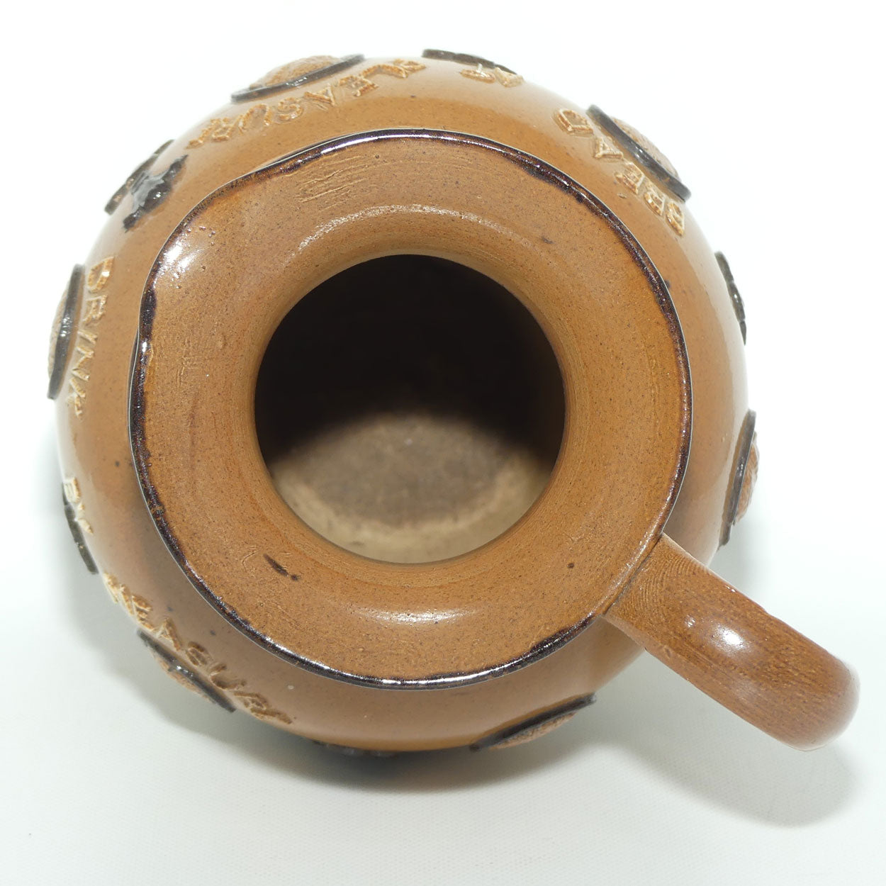 Doulton Lambeth Stoneware Motto Jug c.1884