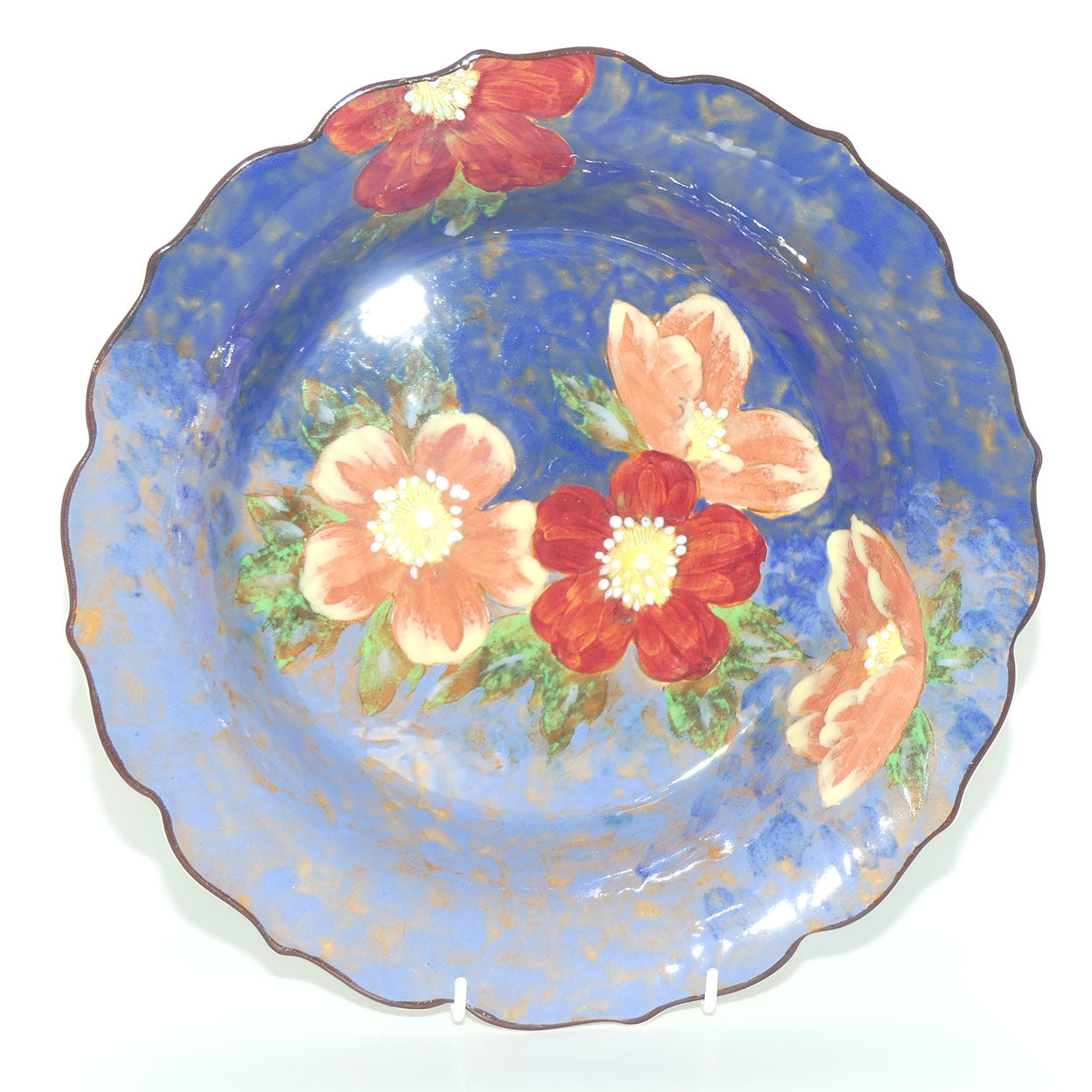 Royal Doulton Roses G Wild Rose large flaired float bowl | table centre #2 D6227