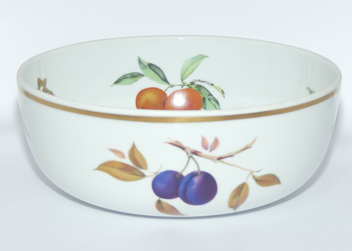 Royal Worcester Fine Porcelain | Evesham pattern | large fruit bowl | 26cm diam