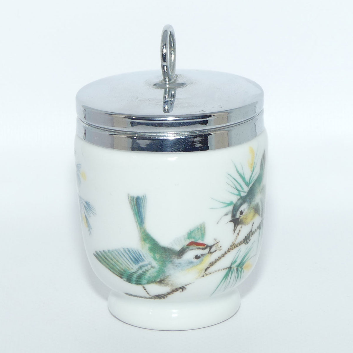 Royal Worcester Birds decorated egg coddler | Large | #4 | Boxed
