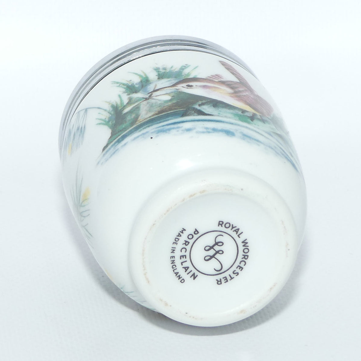 Royal Worcester Birds decorated egg coddler | Large | #4 | Boxed