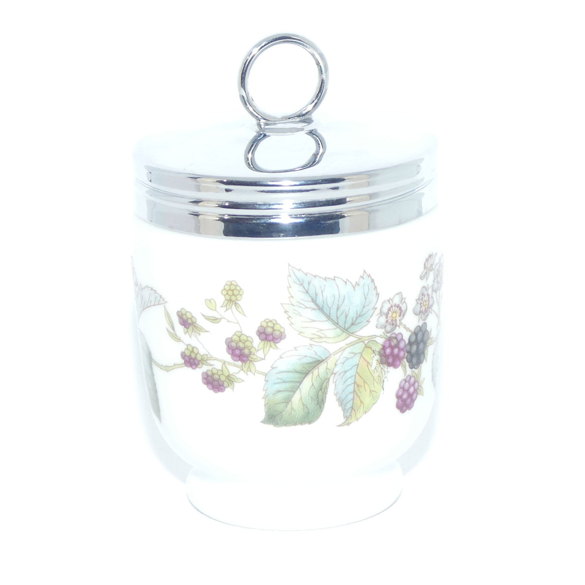 Royal Worcester Grape and Vine decorated egg coddler | Large | #5 | Boxed
