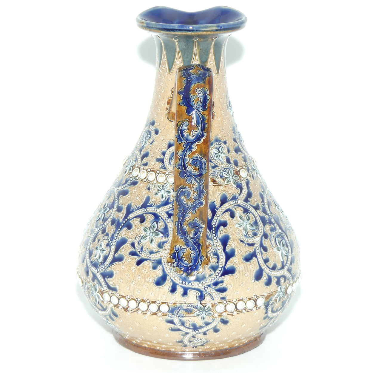 Doulton Lambeth George Tinworth bulbous jug