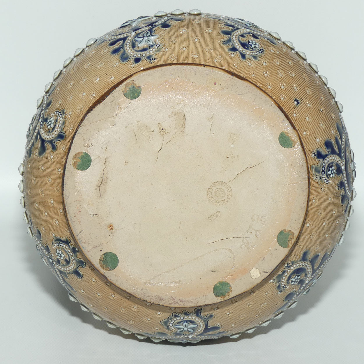 Doulton Lambeth George Tinworth bulbous jug