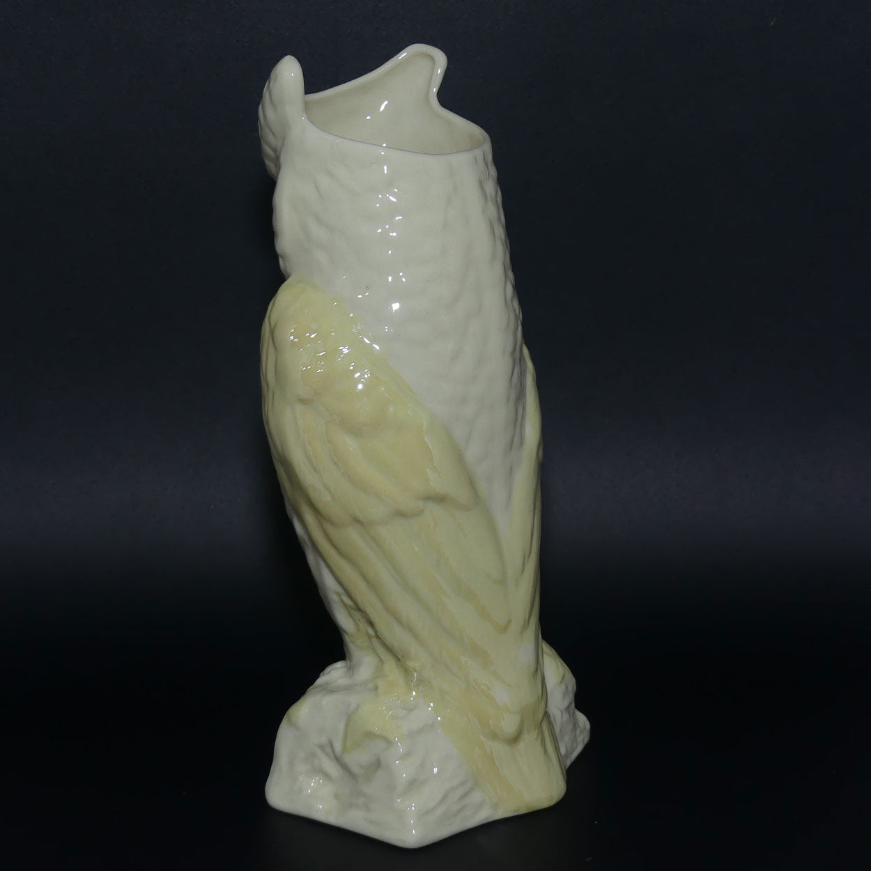 Belleek Owl Vase | Large | 3rd Green Mark