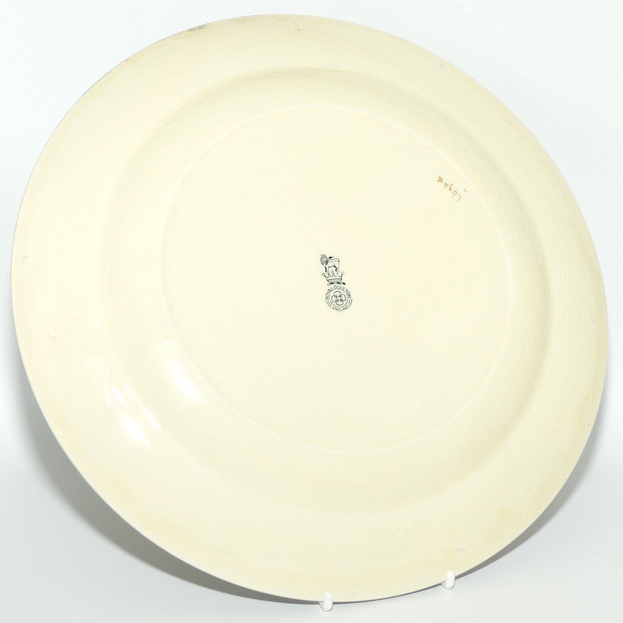 Royal Doulton Gnomes B with gilt highlights plate D4697 | #2 | 26cms diam