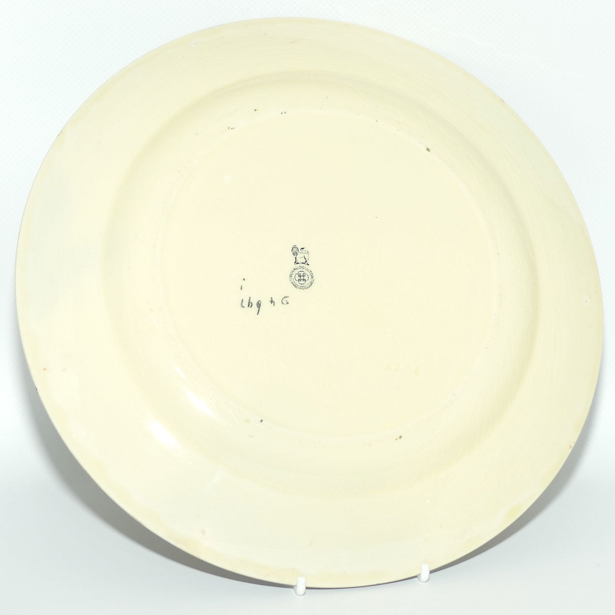 Royal Doulton Gnomes B with gilt highlights plate D4697 | #3 | 26cm diam