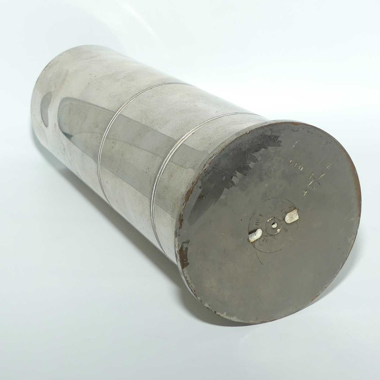 Trench Art Australian Commonwealth Military Forces chromed shell casing