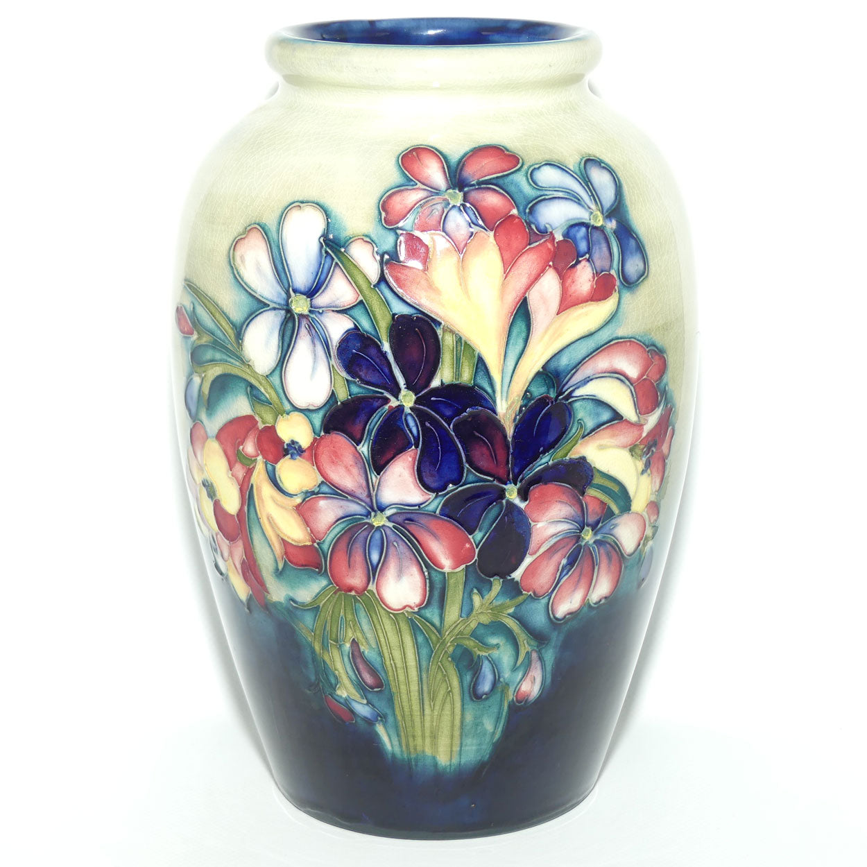 Walter Moorcroft Spring Flowers large vase