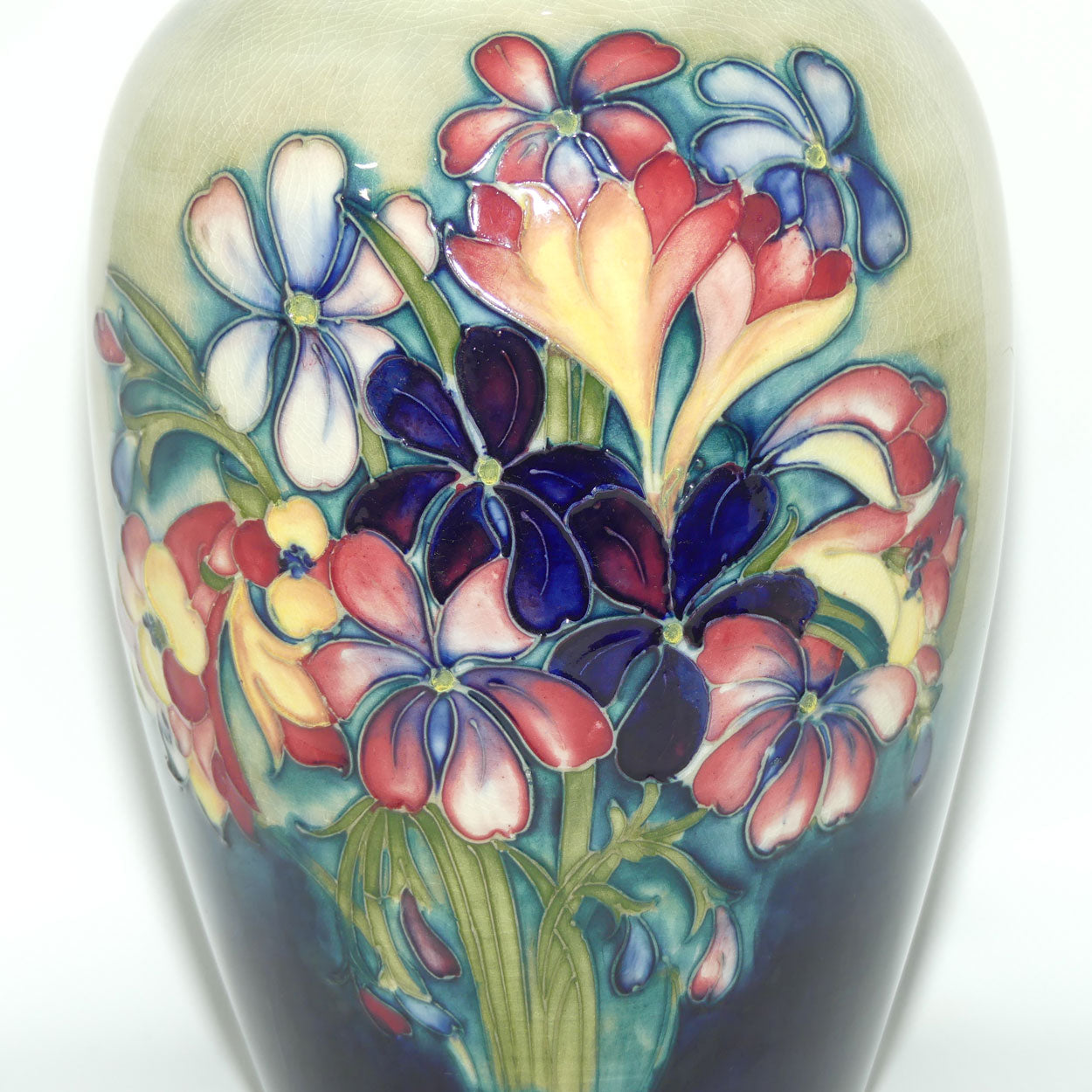 Walter Moorcroft Spring Flowers large vase