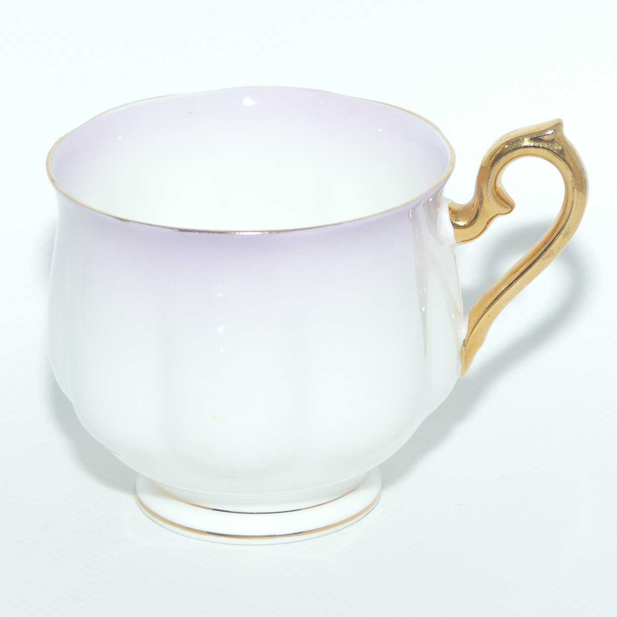 Royal Albert Bone China Rainbow series | Lavendar trio | older Hampton shape