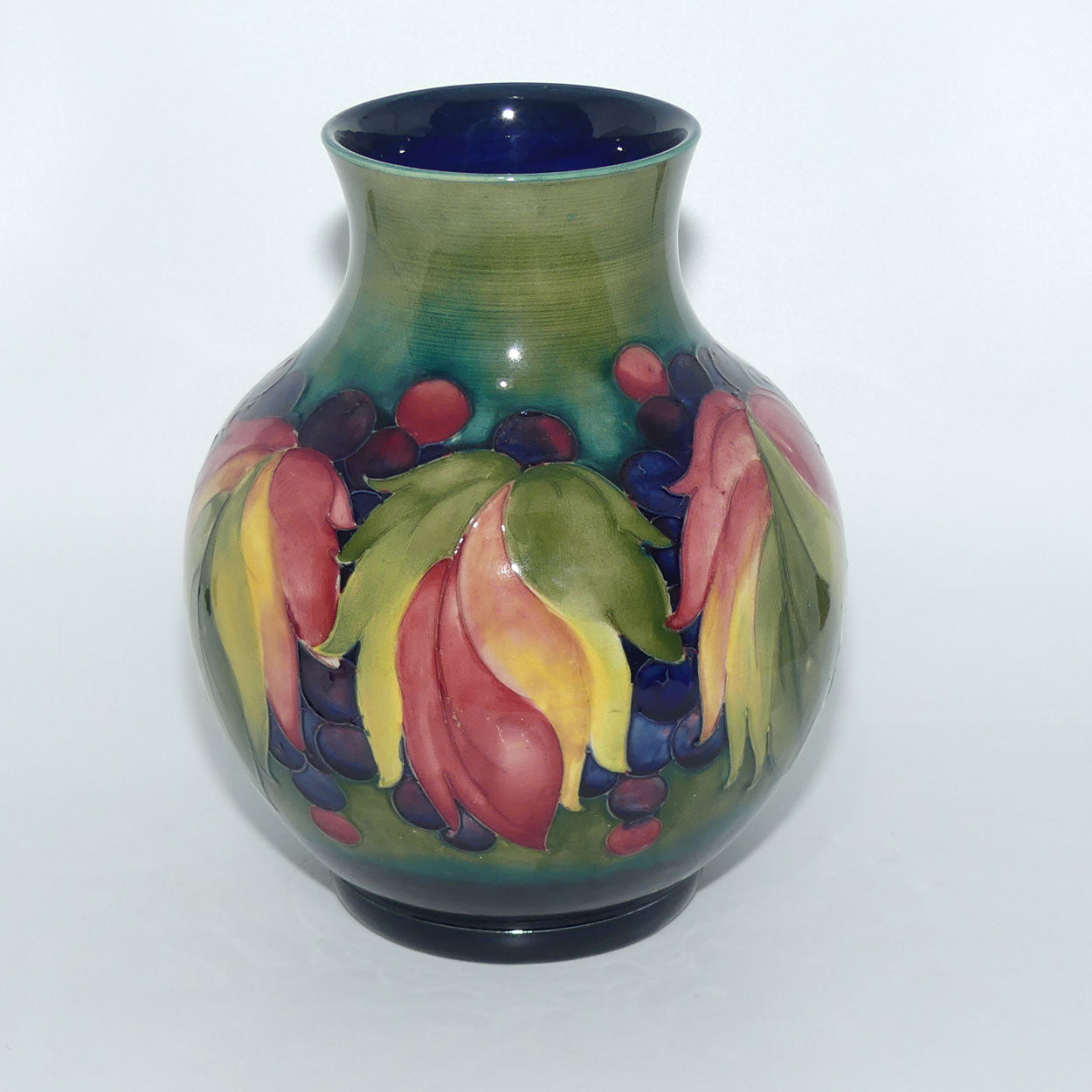 William Moorcroft Leaves and Fruit (Green)