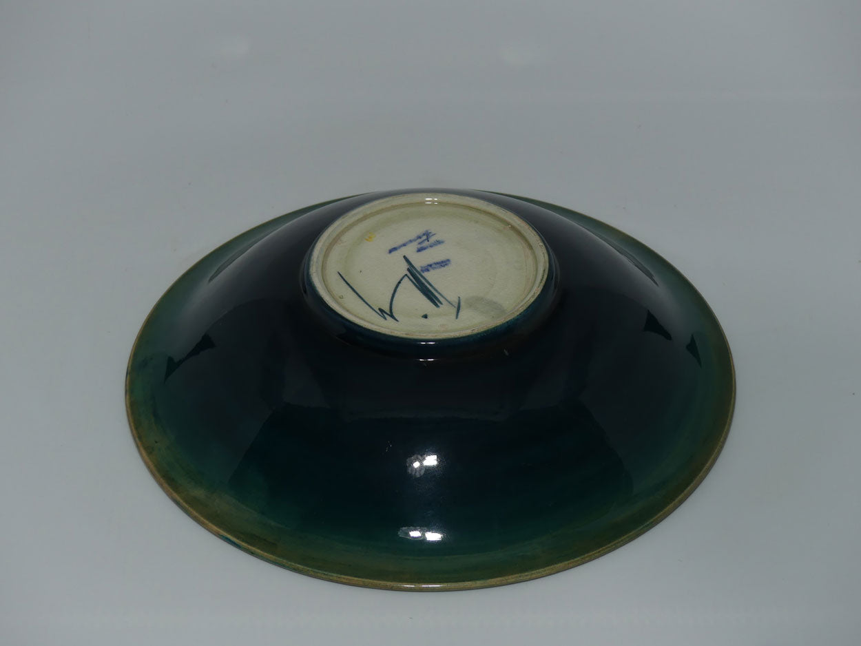 William Moorcroft Leaves and Fruit (Green) bowl