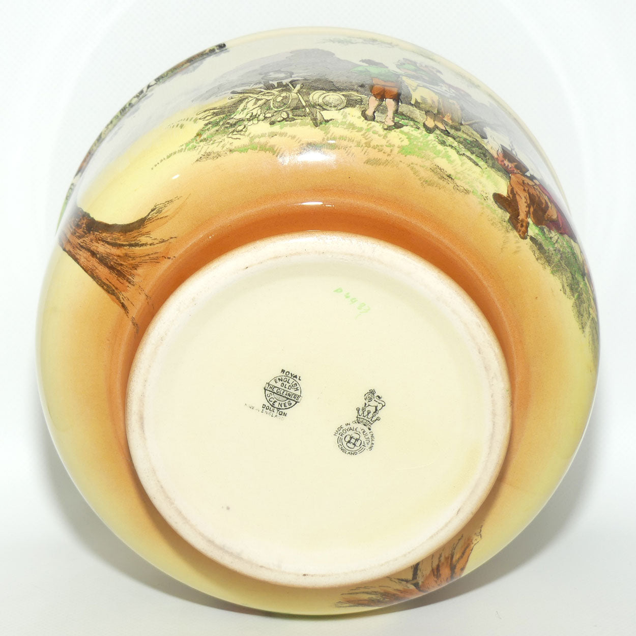 Royal Doulton Gleaners and Gypsies Lennox Flower bowl D4983