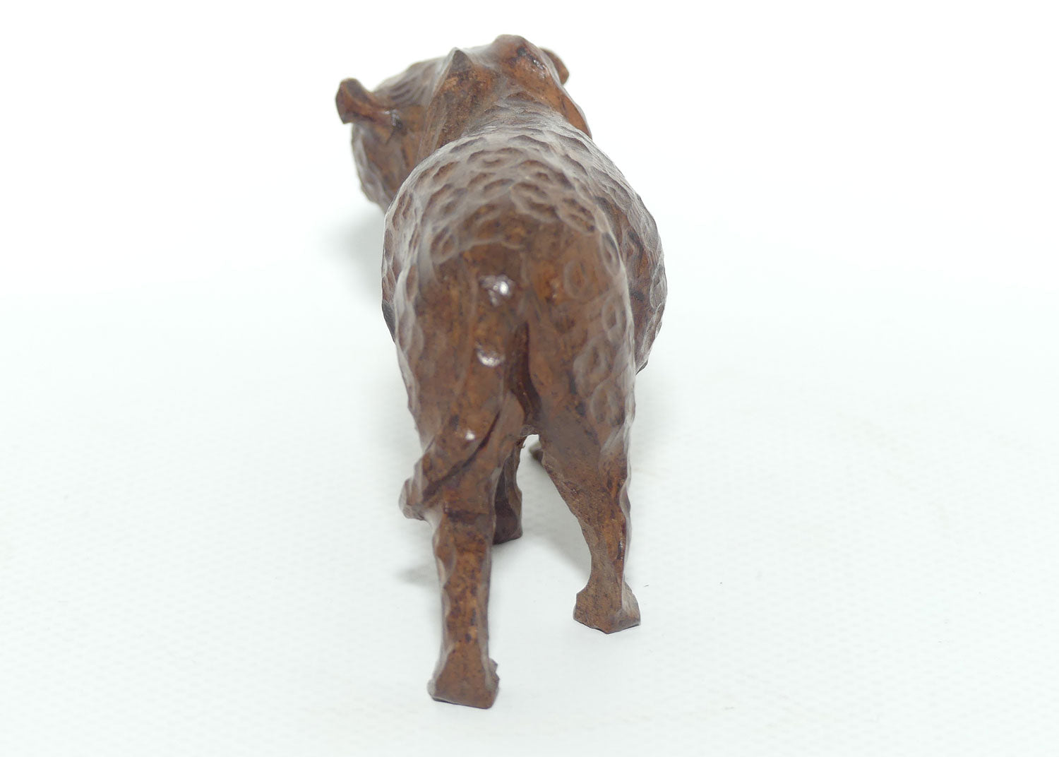 African Carved Leopard figure | looks well fed