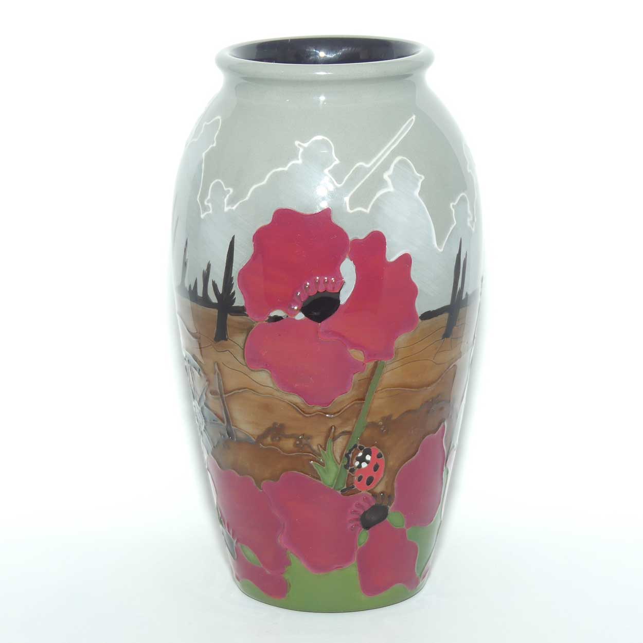 Moorcroft Lest we Forget vase | Shape 393/7 | Num Ed 25