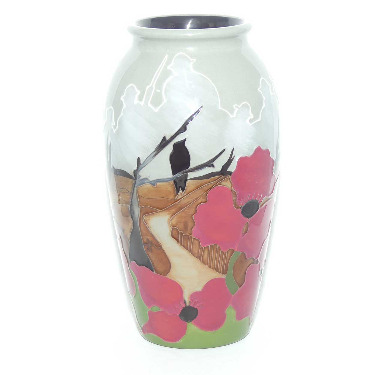 Moorcroft Lest we Forget vase | Shape 393/7 | Num Ed 25