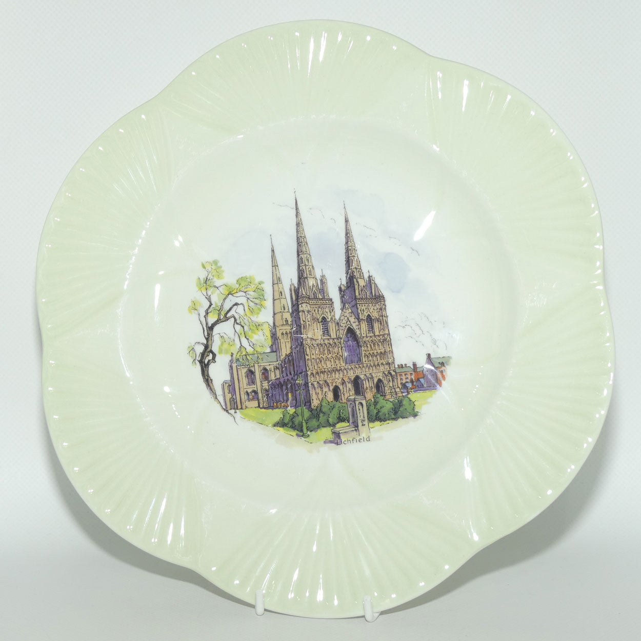Shelley display plate | Dainty shape | Lichfield Cathedral