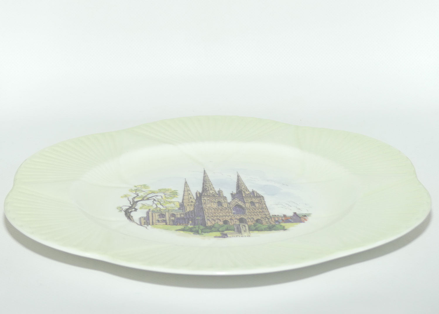 Shelley display plate | Dainty shape | Lichfield Cathedral