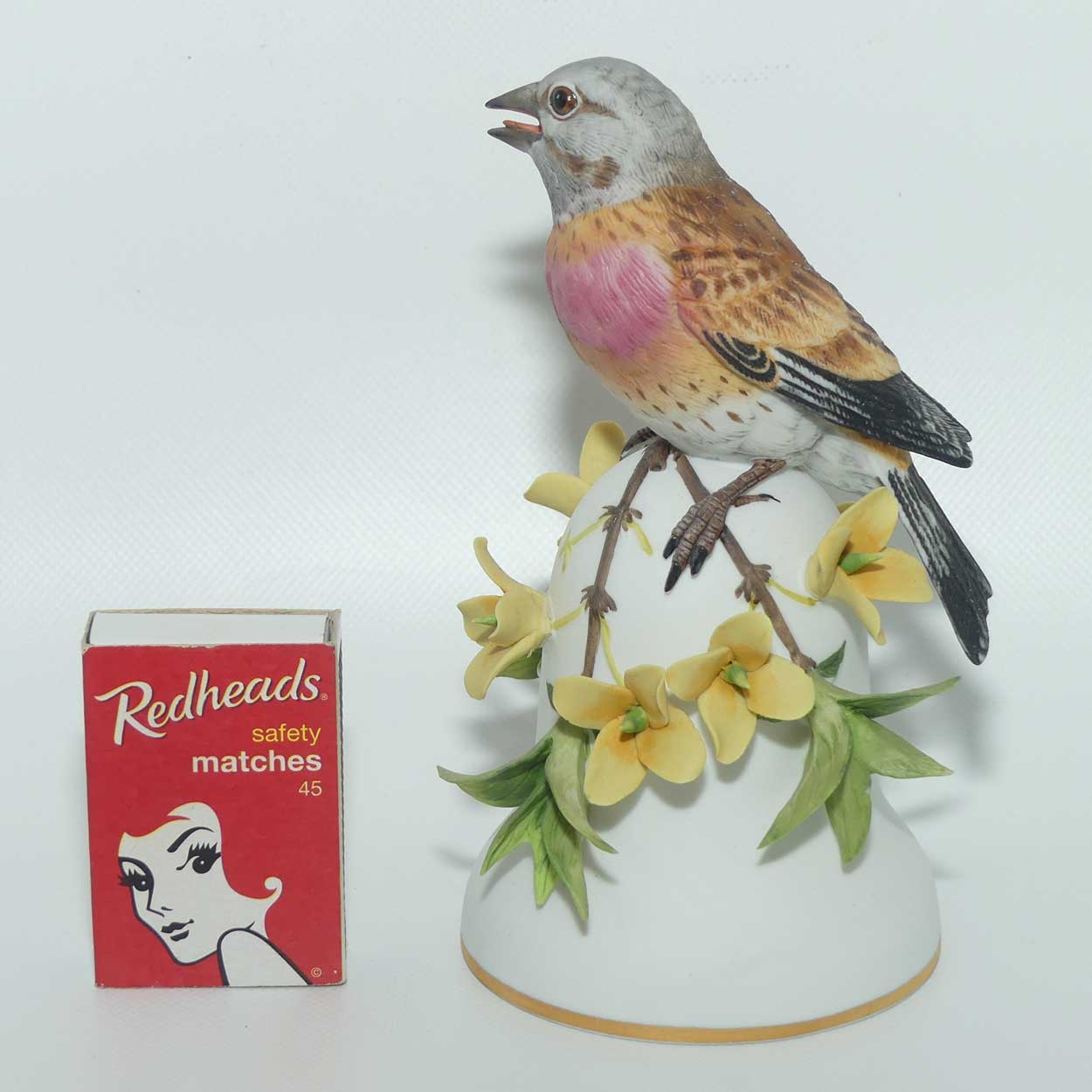 Franklin Mint | Peter Barrett designed Bird Bell | Linnet