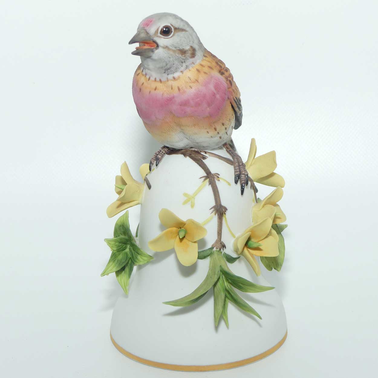 Franklin Mint | Peter Barrett designed Bird Bell | Linnet