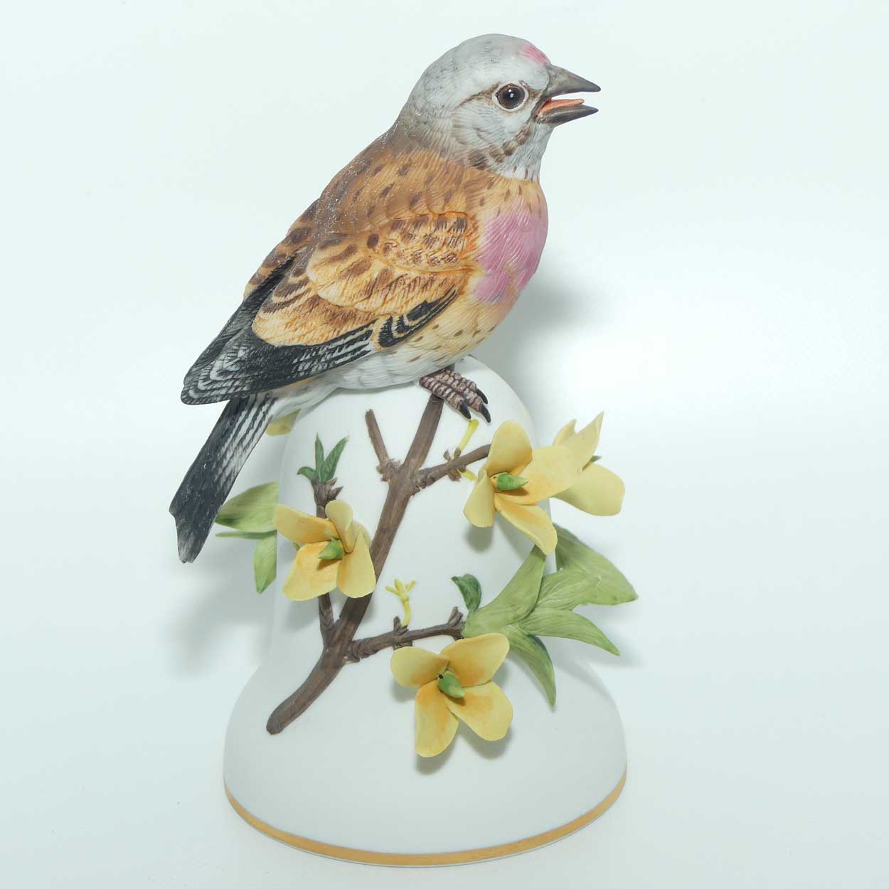Franklin Mint | Peter Barrett designed Bird Bell | Linnet
