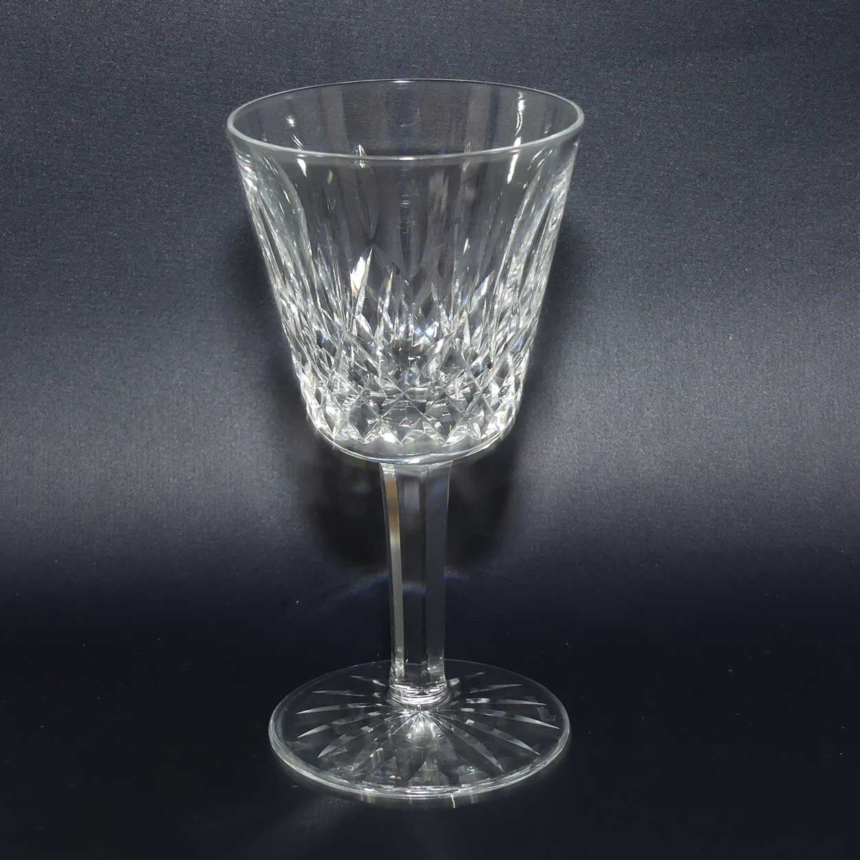 Waterford Crystal Ireland set of 6 Lismore wine glasses | 15cm | 100ml