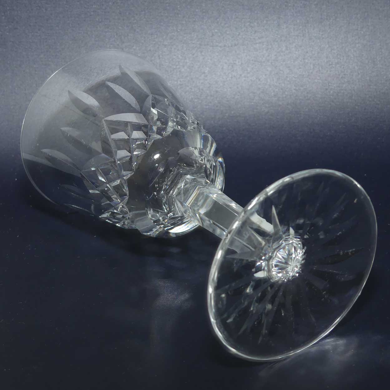 Waterford Crystal Ireland set of 6 Lismore wine glasses | 15cm | 100ml