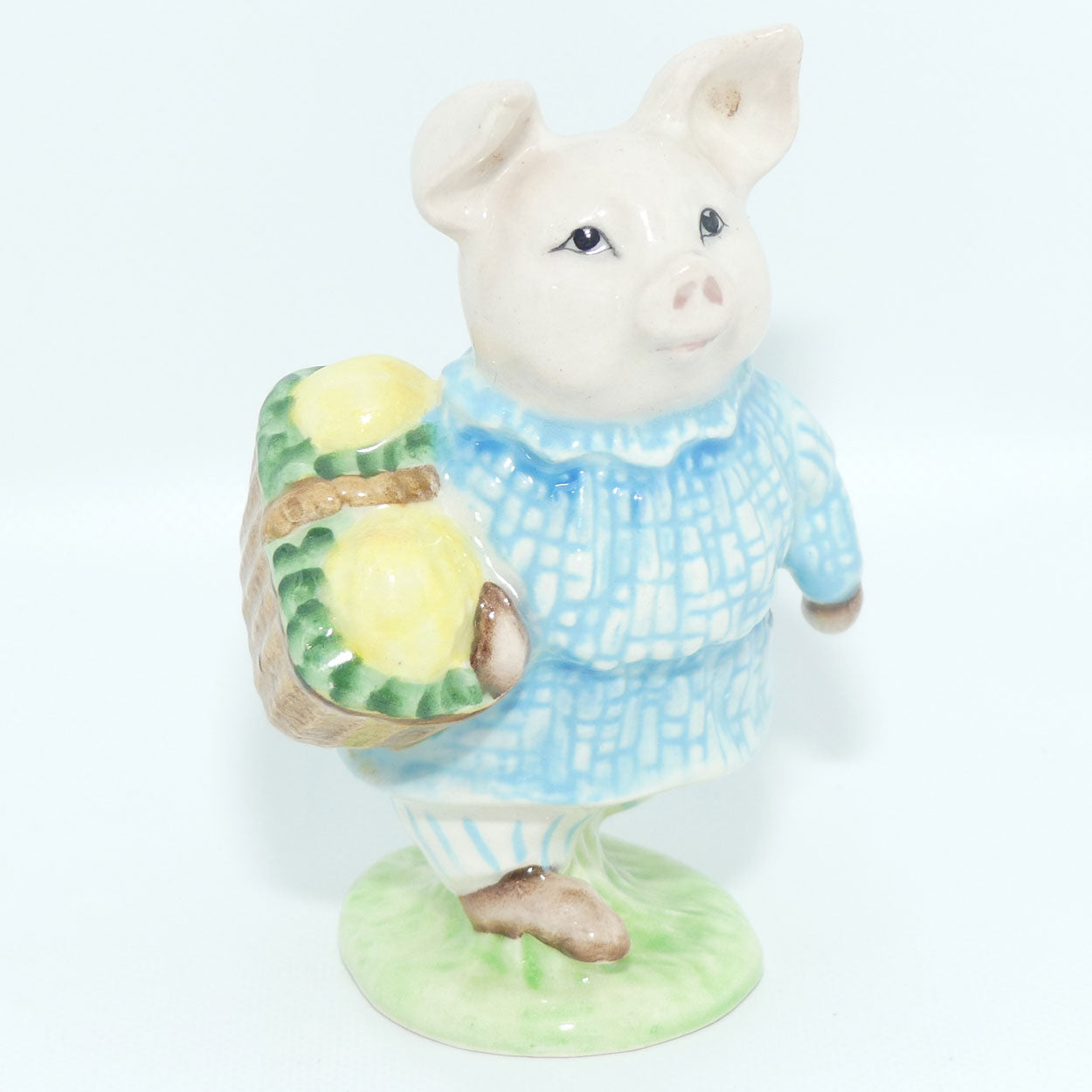 Beswick Beatrix Potter Little Pig Robinson | Checked Dress | BP3b