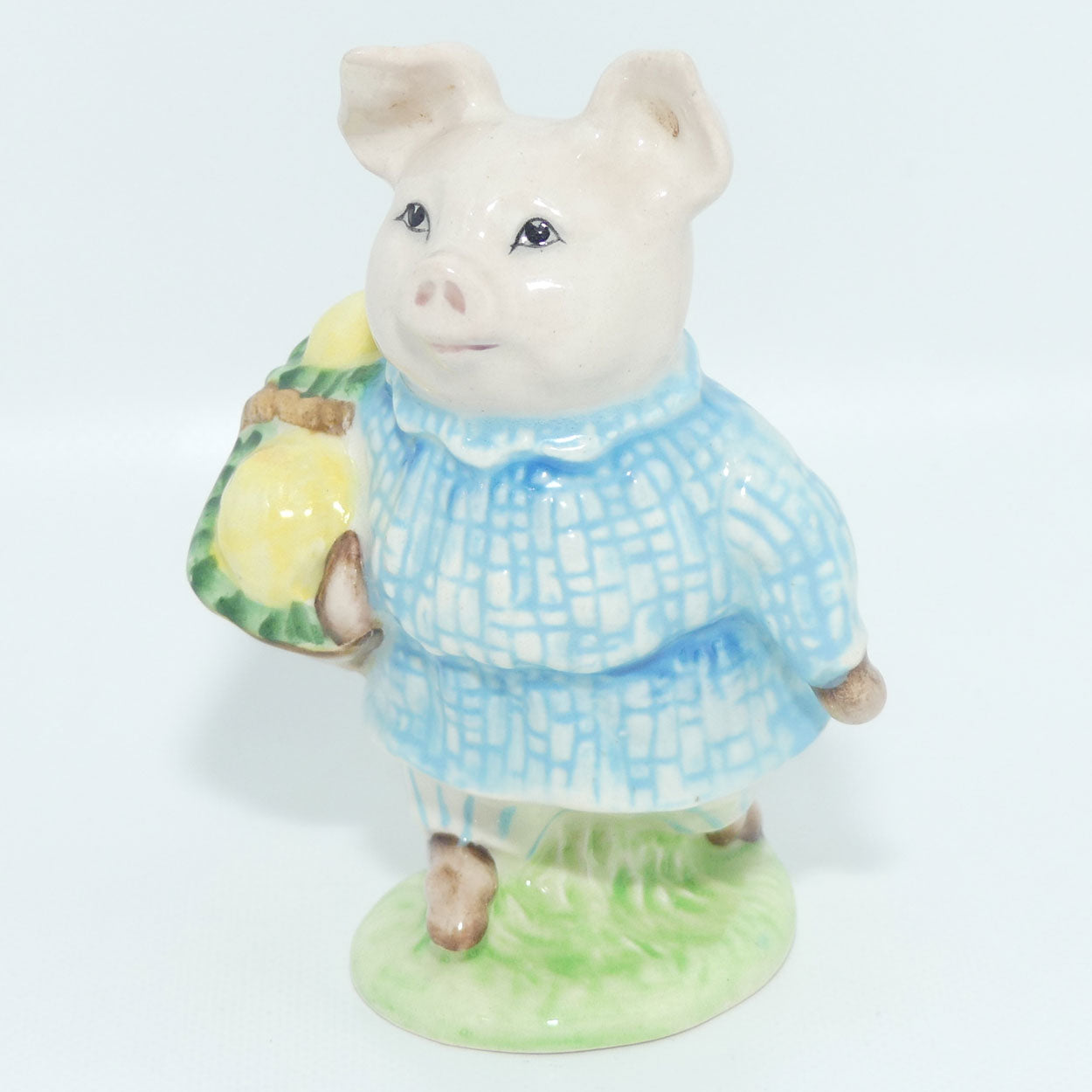 Beswick Beatrix Potter Little Pig Robinson | Checked Dress | BP3b