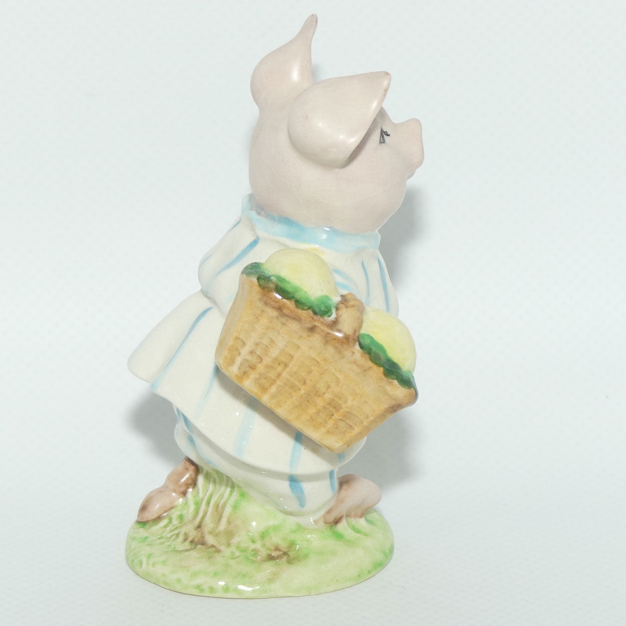 Beswick Beatrix Potter Little Pig Robinson | Striped Dress | BP2a | Original Label | #2