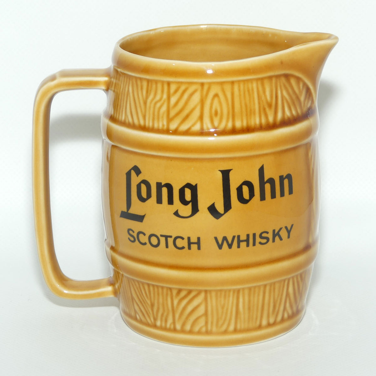West Highland Pottery Co Long John Scotch Whisky water jug